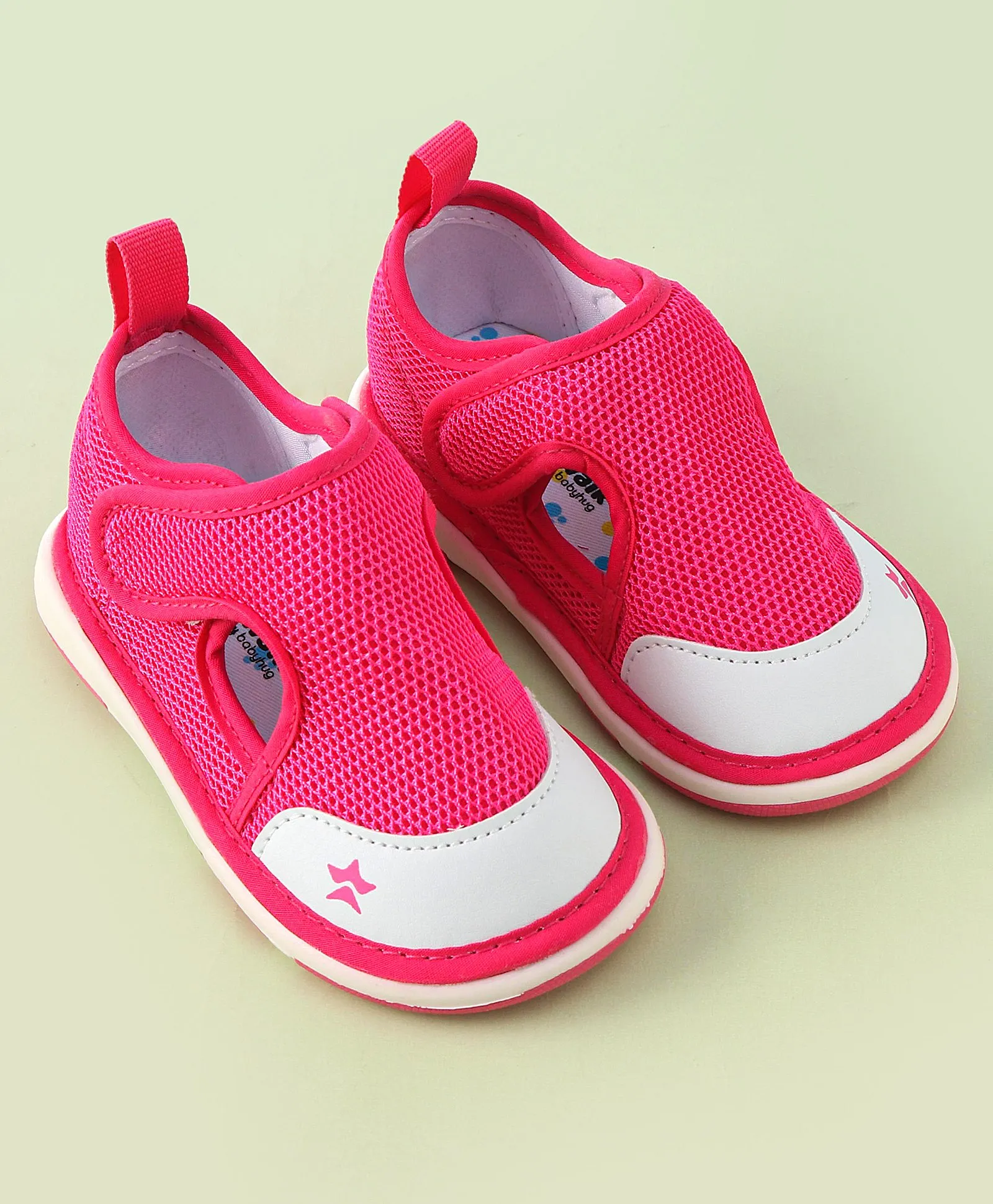 Buy Cute Walk by Babyhug Sandals With Velcro Closure Color Block ...