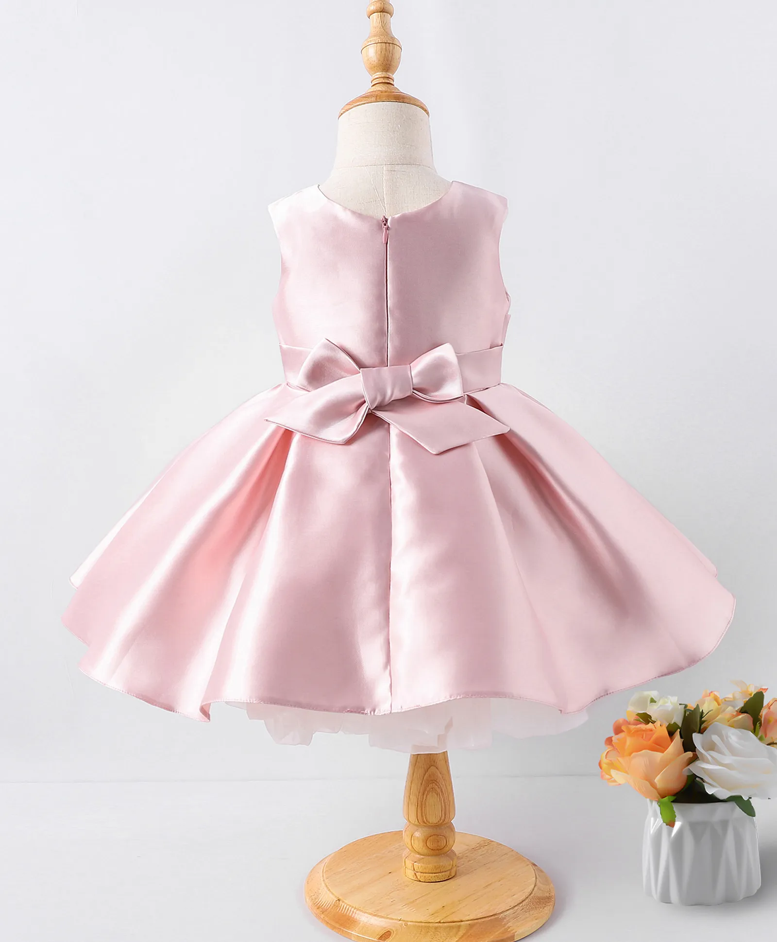 Kookie Kids Bow Front Solid Party Dress - Pink Online in UAE, Buy at ...