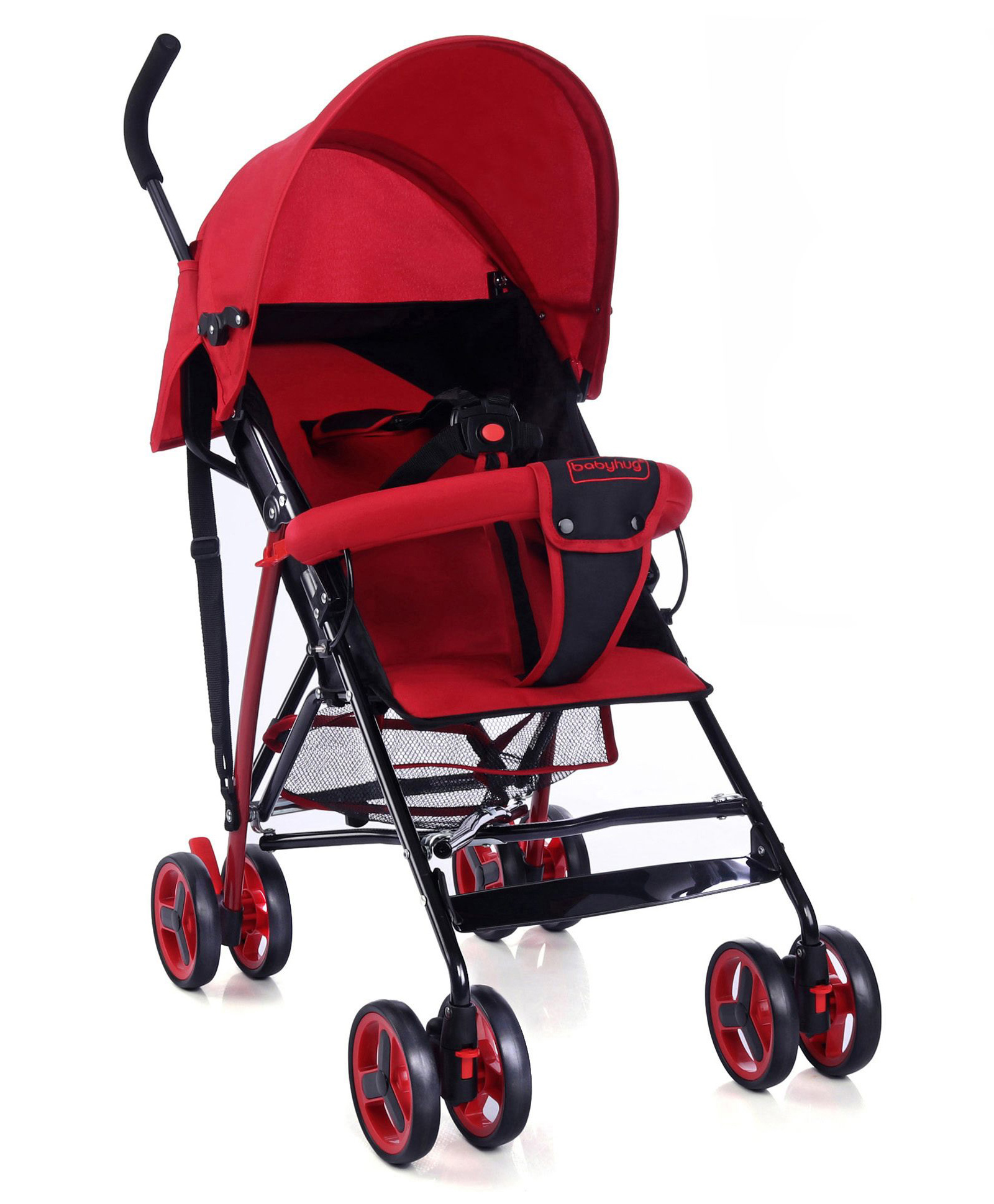 Babyhug Agile Baby Light Weight Stroller Buggy - Red & Black Online in ...
