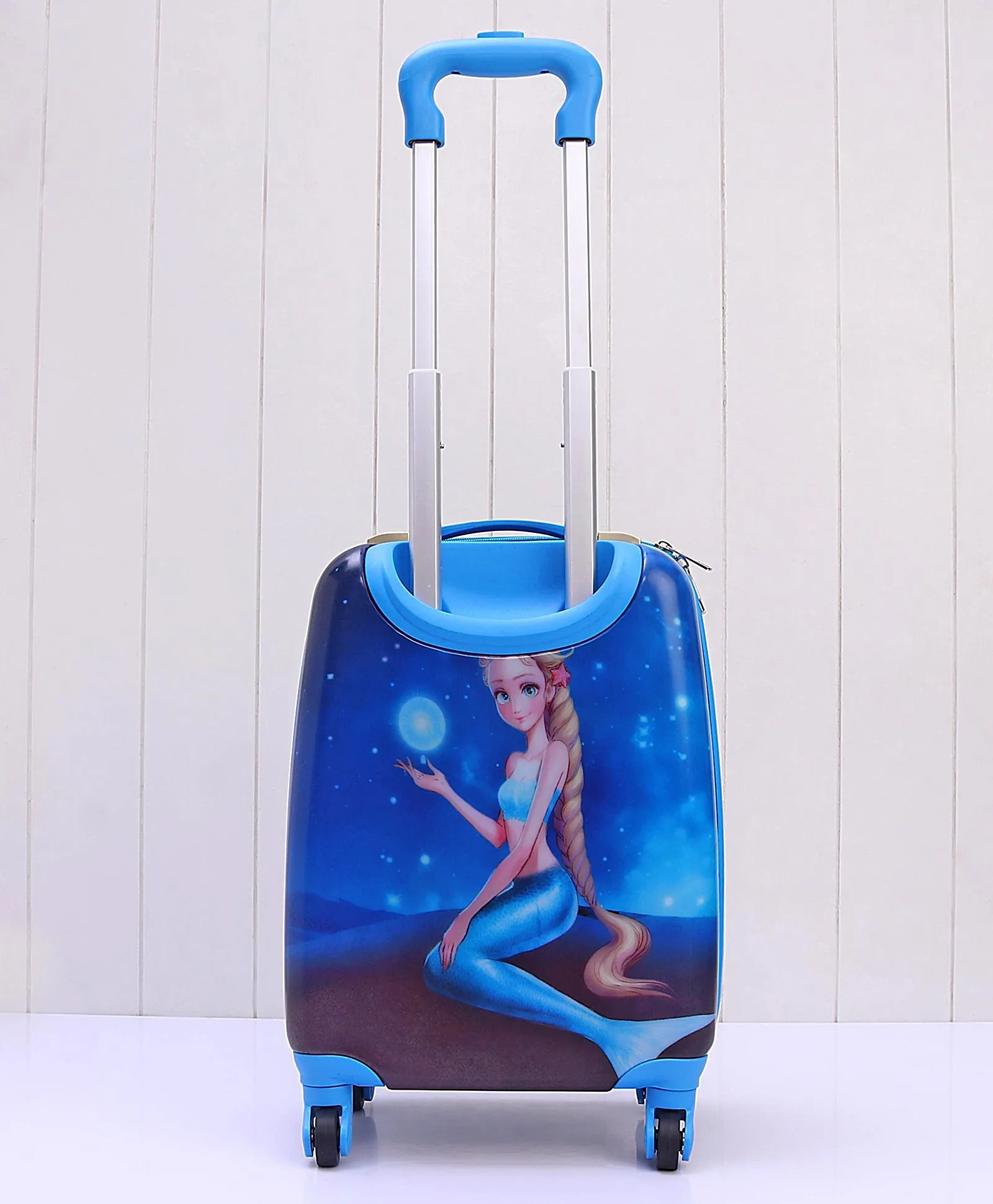 Babyhug Kids Trolley Bag Mermaid Print - Blue Online in UAE, Buy at ...