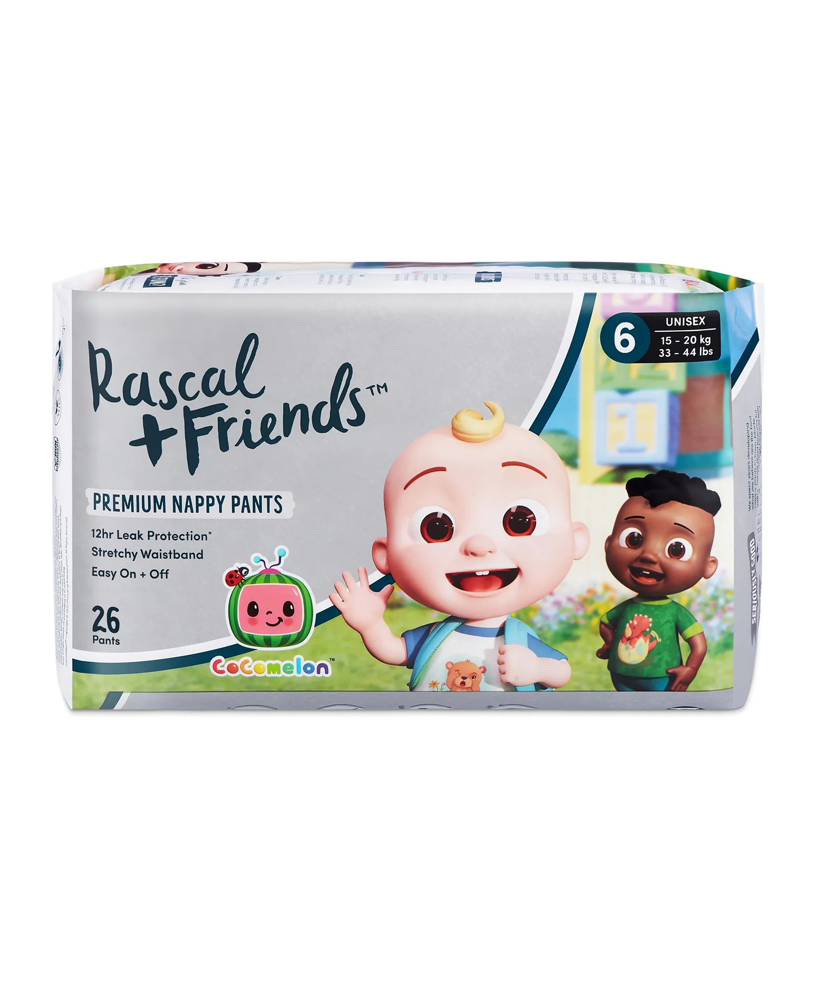 Rascal + Friends Edition Premium Nappy Pants Size 6 26 Pieces Online in UAE, Buy at