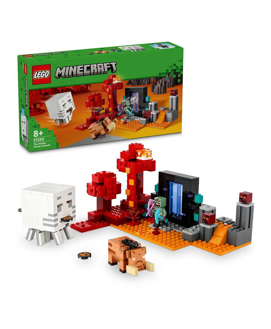 LEGO Minecraft The Nether Portal Ambush Set 21255 352pc Adventure Playset for Ages 8 Years Online in UAE Buy at Best Price from FirstCry.ae 43db2ae1a3078