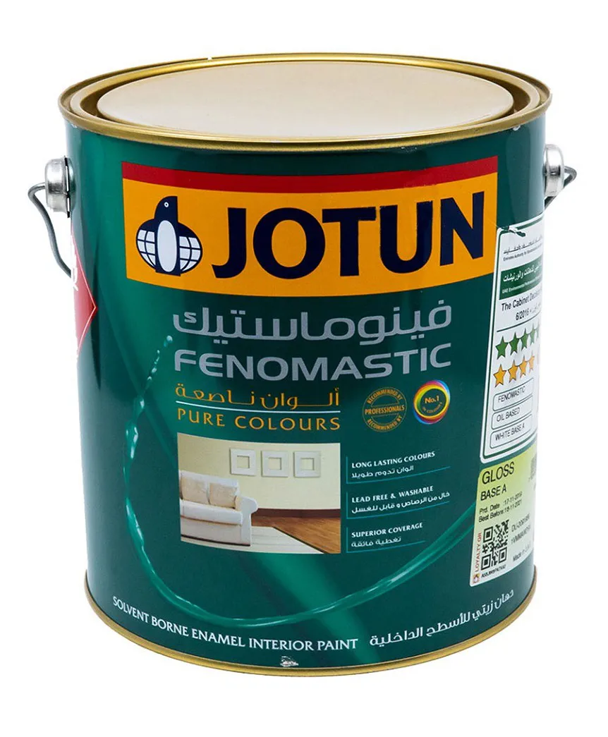 Jotun Fenomastic Pure Colours Enamel Gloss Base A - 3.6L Online In UAE ...