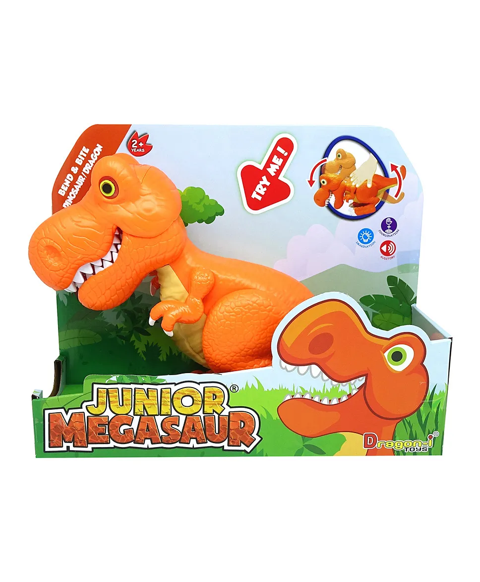 Mighty Megasaur Junior Megasaur Bend and Bite T-Rex - Assorted Online ...