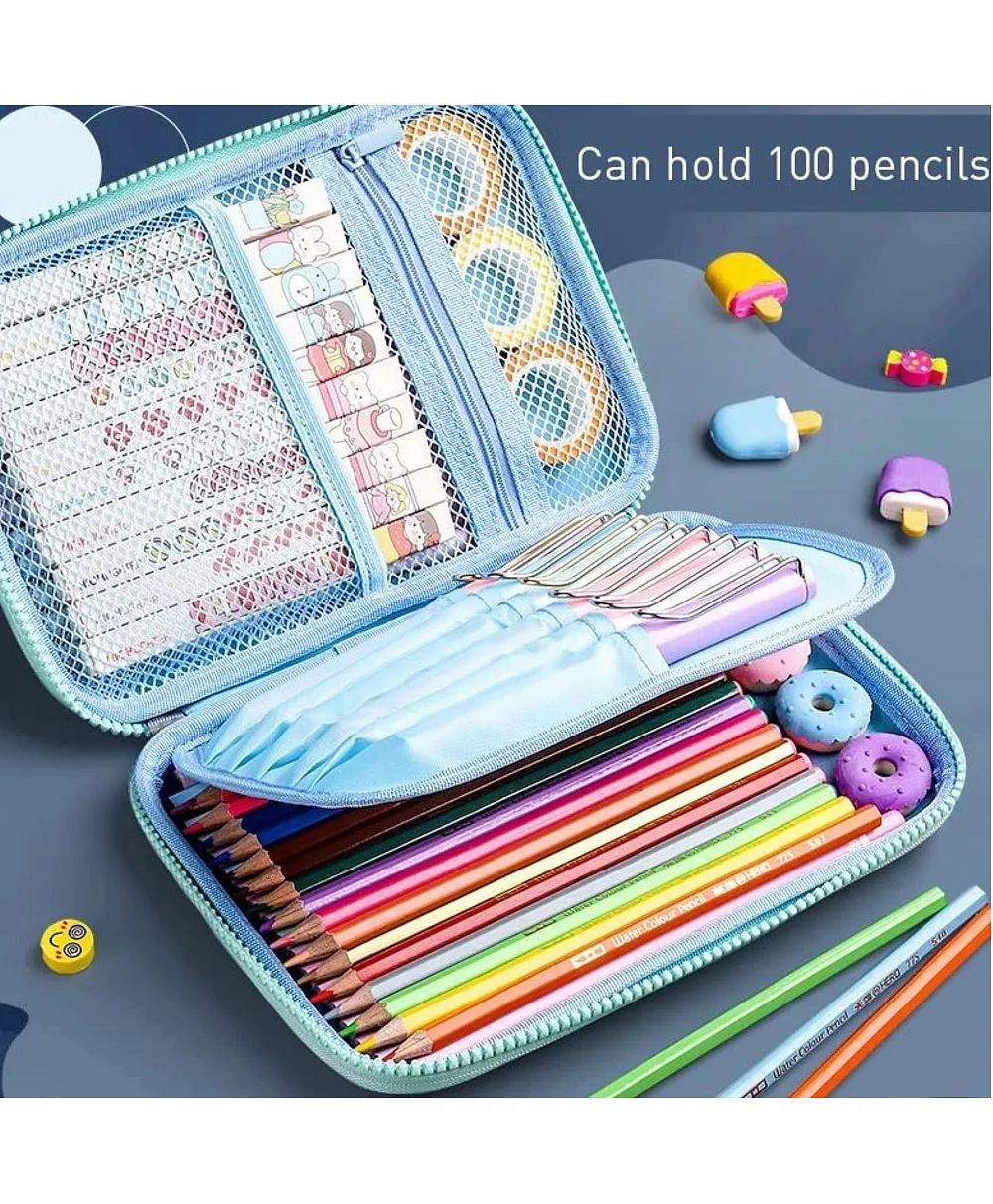 Doodle Kiddo Dinosaurs Theme Pencil Case, Hold Up To 100 Pencils ...