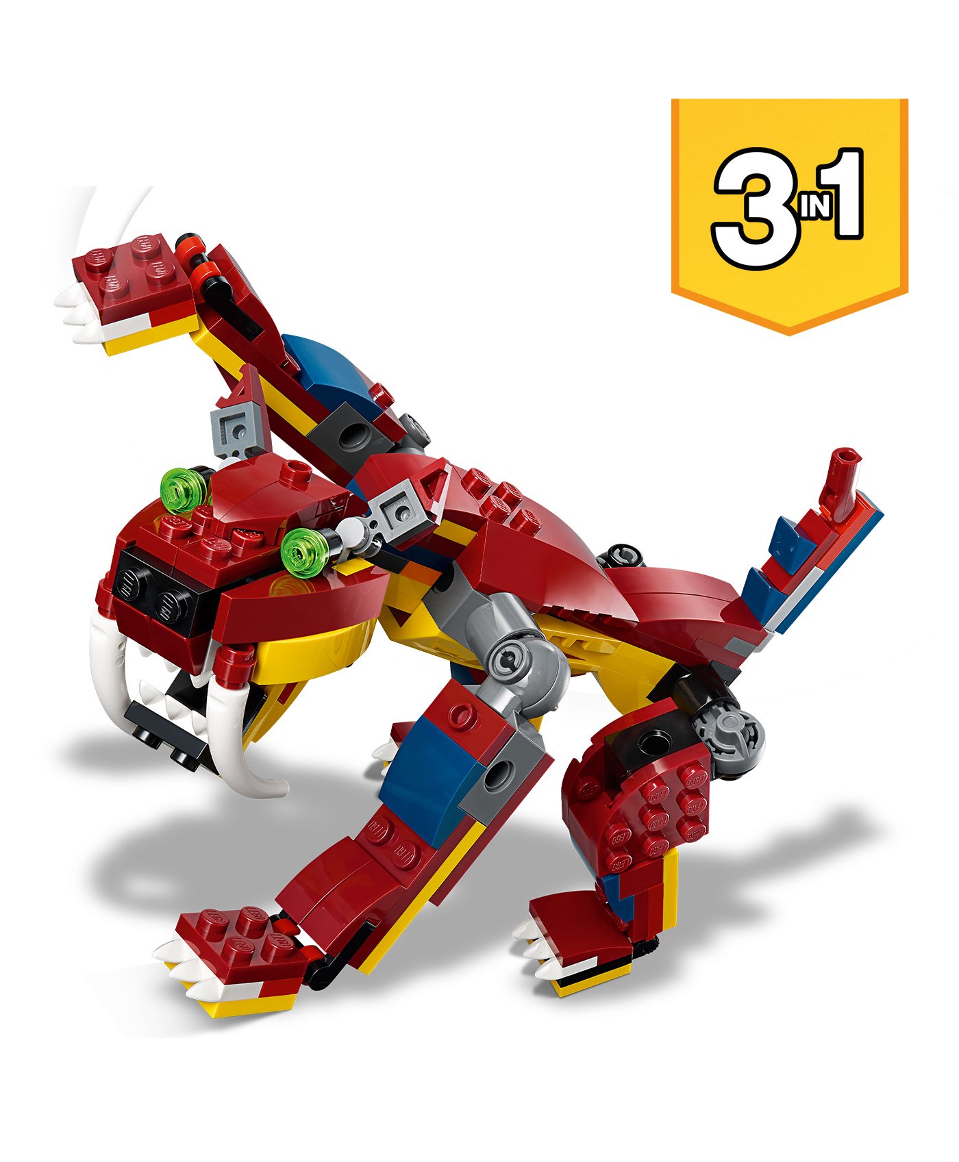 LEGO Creator 3 in 1 Fire Dragon Set 31102 - 234 Pieces ...