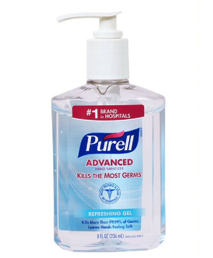 Purell Advanced Hand Sanitizer Refreshing Gel Pump Bottle - 236 ml ...