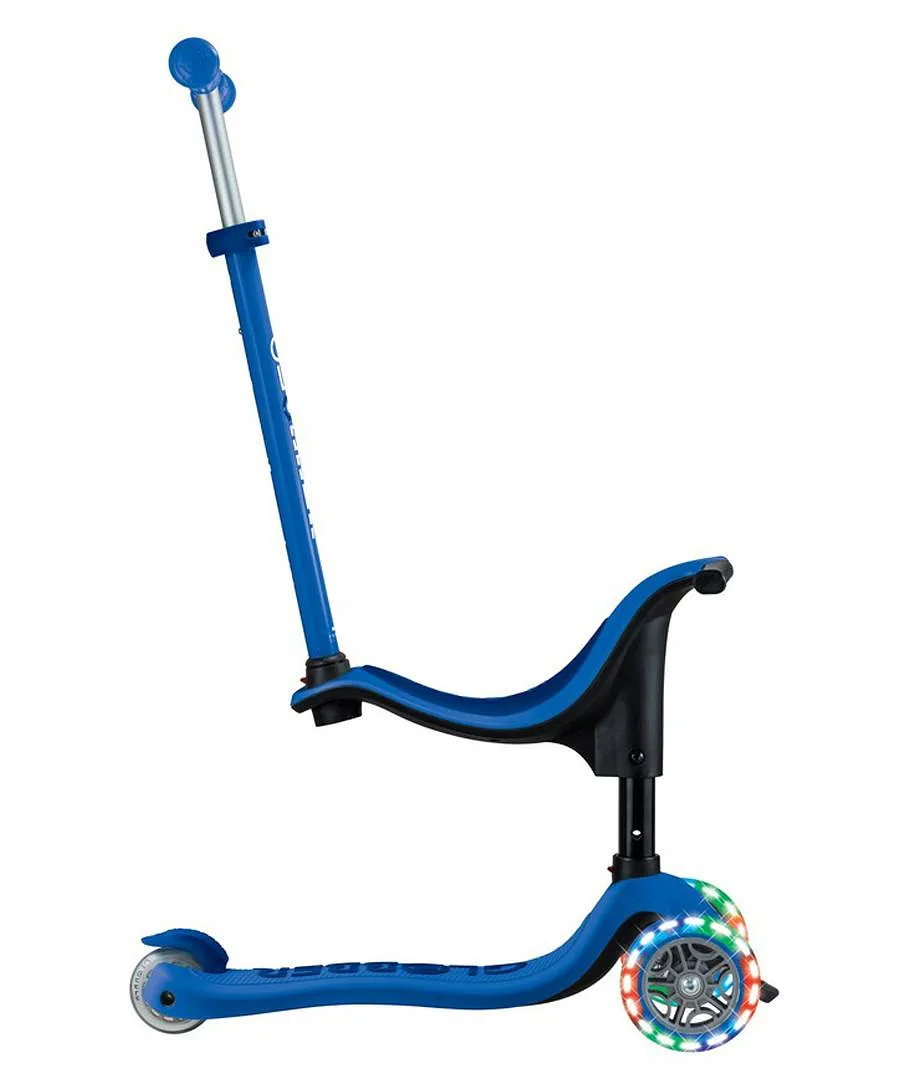 Globber Go Up Sporty Lights Kids Scooter, 100% Tool-Less Transformation ...