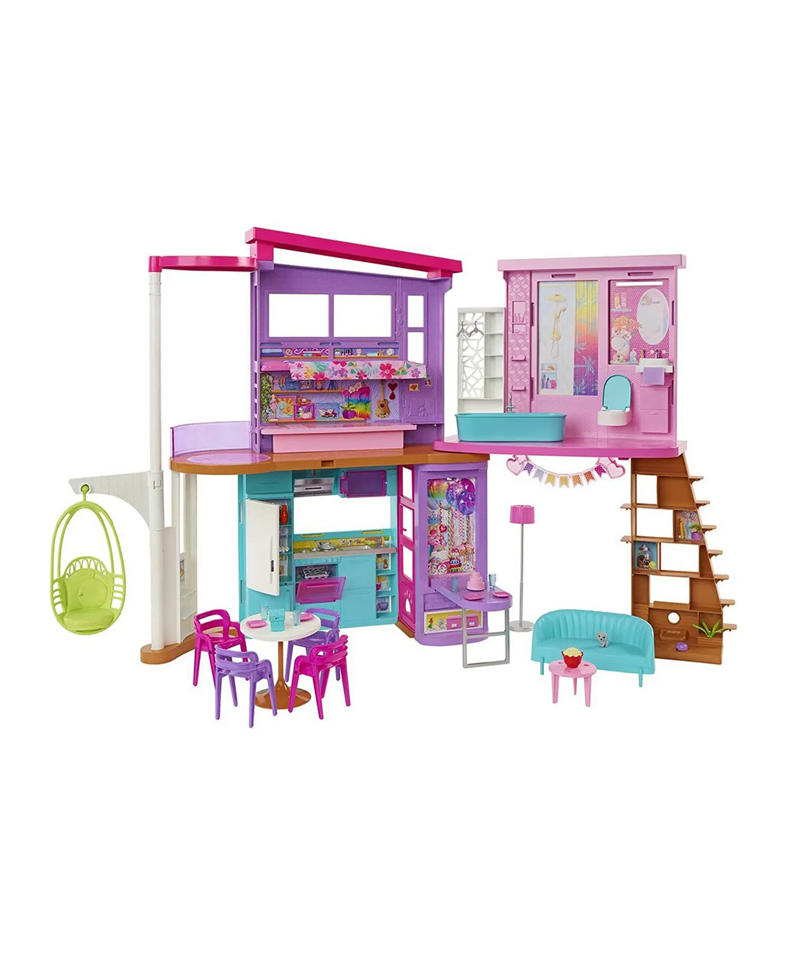 Barbie Malibu House Playset - 36 Pieces Online UAE, Buy Dolls And ...