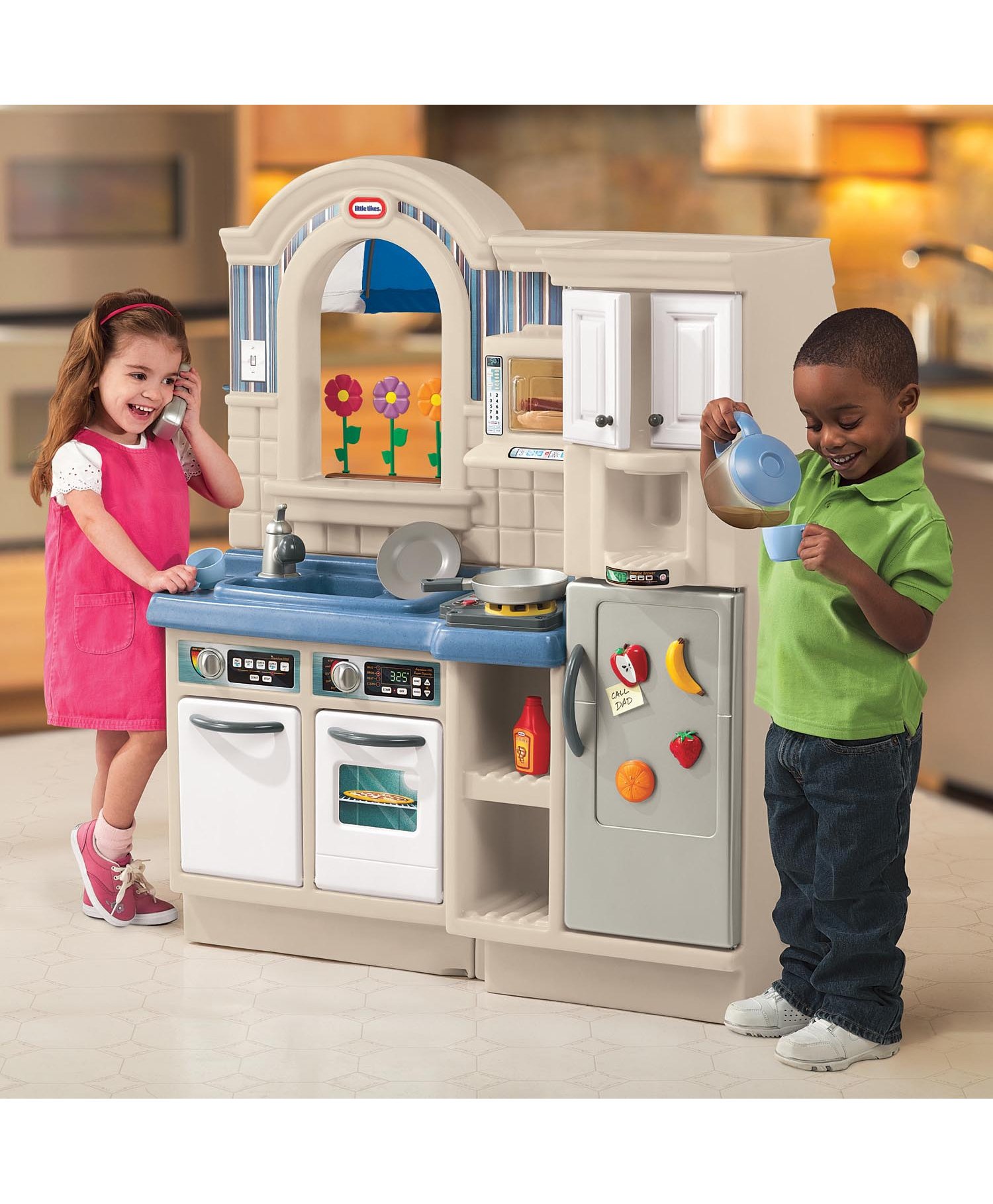 little tikes play kitchen with attached grill