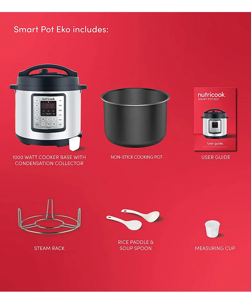 Nutricook Smart Pot Eko 6L 1000W SP104 - Black عبر الإنترنت في الإمارات ...