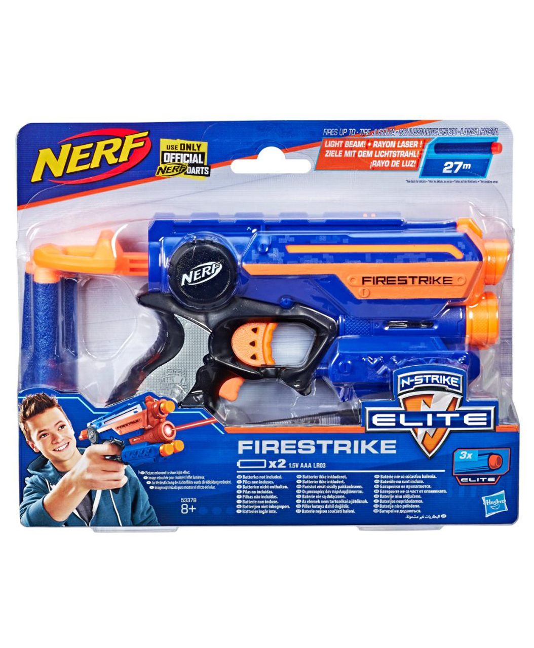 Nerf Fire strike - Orange & Blue Online in UAE, Buy at Best Price from ...